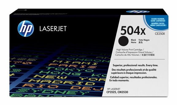 HP Color LaserJet CP3520/3525/CM3530 musta, 10 500 s. (CE250X)