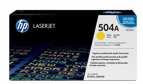 HP Color LaserJet CP3520/3525/CM3530 keltainen, 7 000 s. (CE252A)