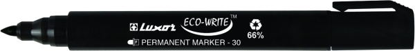 MERKINTÄTUSSI 1-3 MM PYÖREÄ 30 MUSTA LUXOR ECO-WRITE