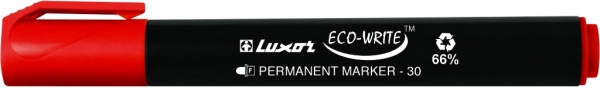 MERKINTÄTUSSI 1-3 MM PYÖREÄ 30 PUNAINEN LUXOR ECO-WRITE