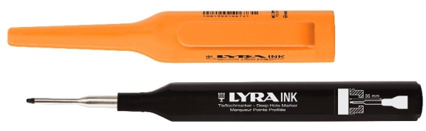 Reikämarkkeri Lyra ink musta