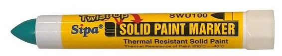 Maalikynä vihreä Sipa Solid Paint Marker