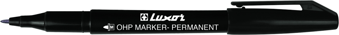 MERKINTÄTUSSI 1 MM VESILIUKOINEN MUSTA LUXOR (GE)
