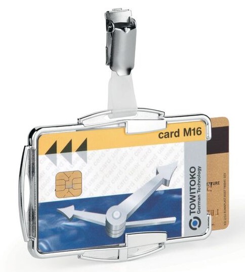 Nimikorttikotelo RFID SECURE DUO 2 kortille 10 kpl Durable