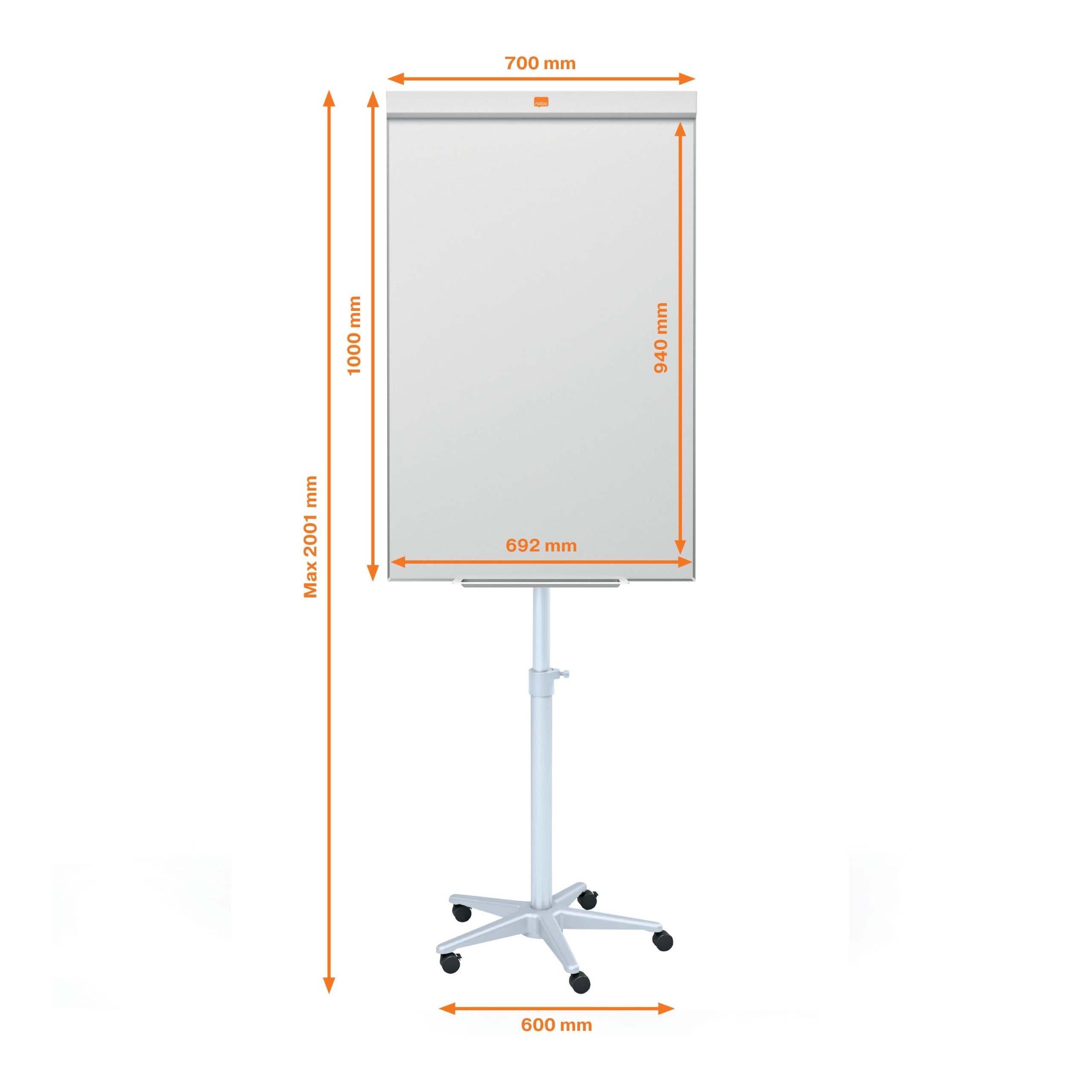 Lehtiötaulu Nobo Classic Nano Clean pyörät 70 x 100 cm - Image 10