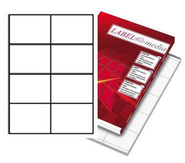 ETIKETTI A4 105X74 MM/ 8-os 70G 100 ARKKIA KOPIO/LASER