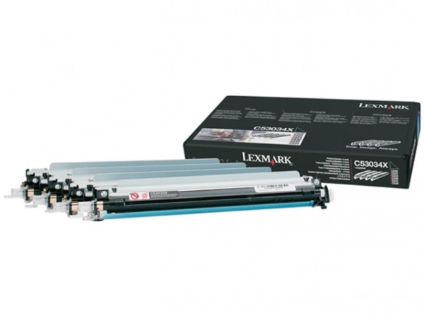 Lexmark C52X/C53X Rumpu sis. kehite ja kuvansiirtoyks. 4kpl/pak (C53034X)