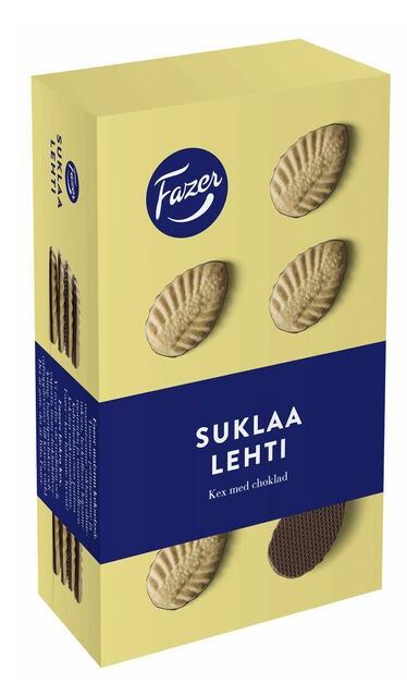 KEKSI SUKLAALEHTI LU 185G FAZER