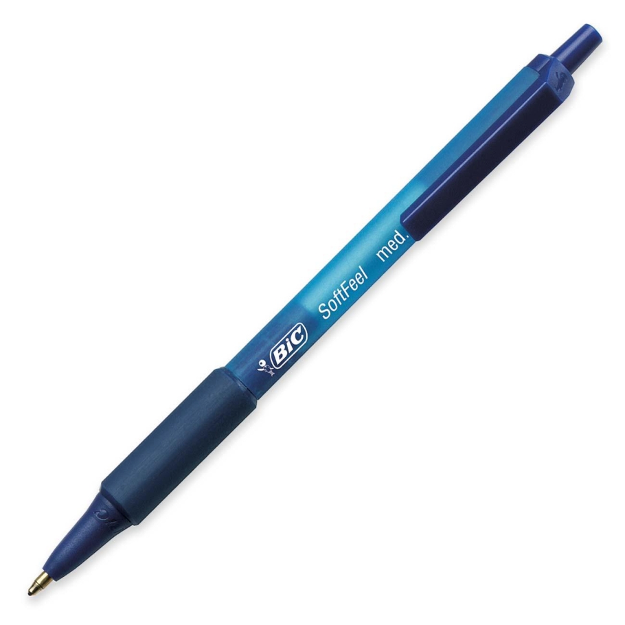 KUULAKYNÄ 12 KPL/RAS PUN BIC SOFT FEEL CLIC GRIP ( 837399 )