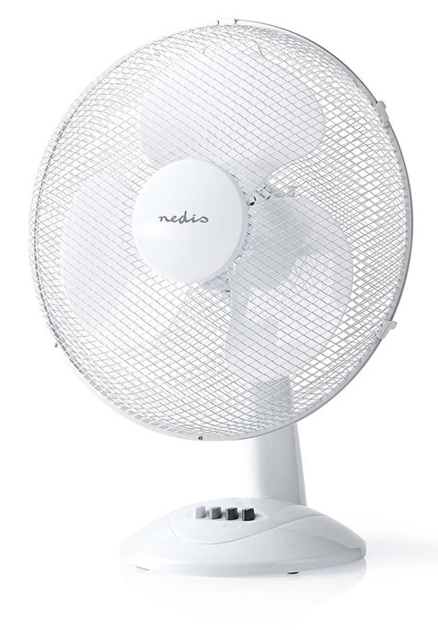 Pöytätuuletin Nedis valkoinen ø 40 cm