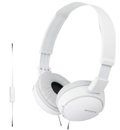 Kuulokkeet Sony MDRZX110W, valkoinen, 3,5 mm - Image 2