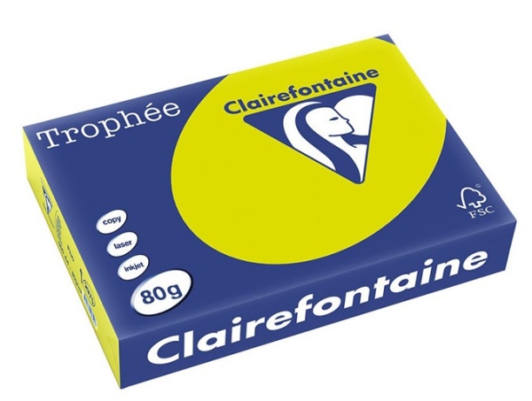 Kopiopaperi A4 80g neonvihreä, Trophee 2975 500 arkkia