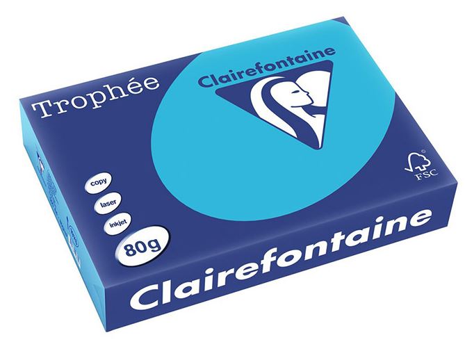 Kopiopaperi A4 80g syvänsininen, Trophee 1976