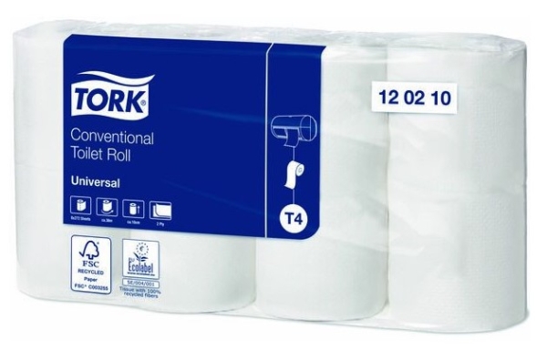 WC-PAPERI TORK UNIVERSAL 64 RLL/SK 120210