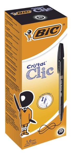 KUULAKYNÄ MUSTA BIC ECOLUTIONS CLIC - Image 2
