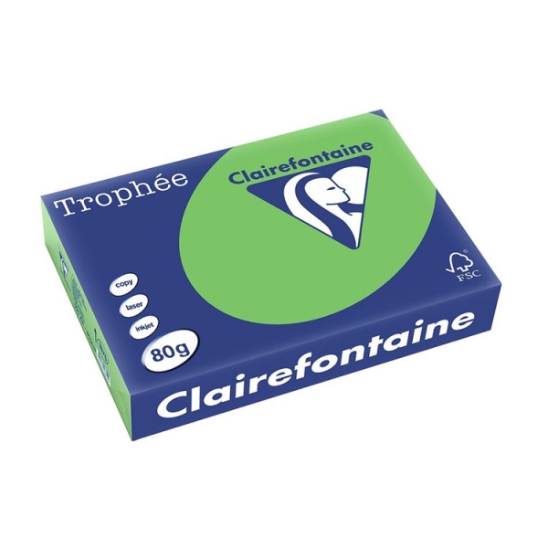 Kopiopaperi A4 80g syvänvihreä, Trophee 1875 500 arkkia