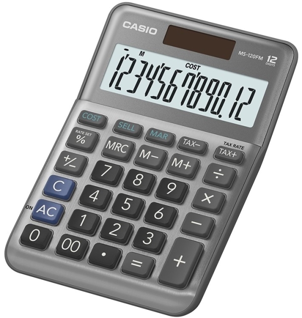 PÖYTÄLASKIN CASIO MS-120FM