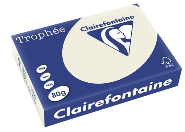 Kopiopaperi A4 80g helmenharmaa, Trophee 1788 500 arkkia