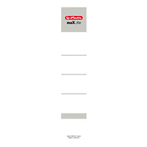 MAPPIETIKETTI TARRA 10 KPL 36X190 VALKOINEN HERLITZ (5 CM)