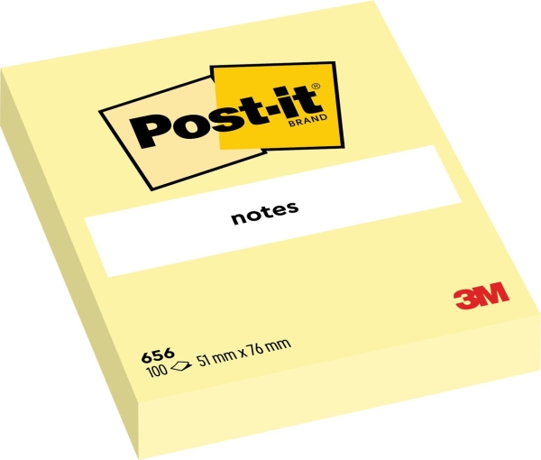 VIESTILAPPU 51X76 MM KELTAINEN POST-IT (656)