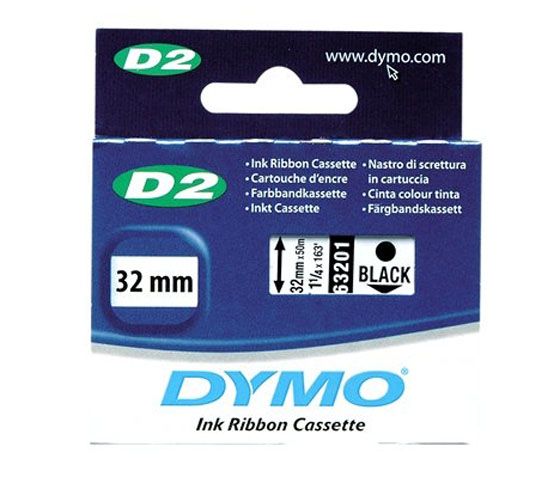 DYMO NAUHAKASETTI D2 32MM MUSTA 63201 (ge)