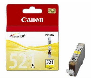 Canon CLI-521Y Keltainen mustepatruuna