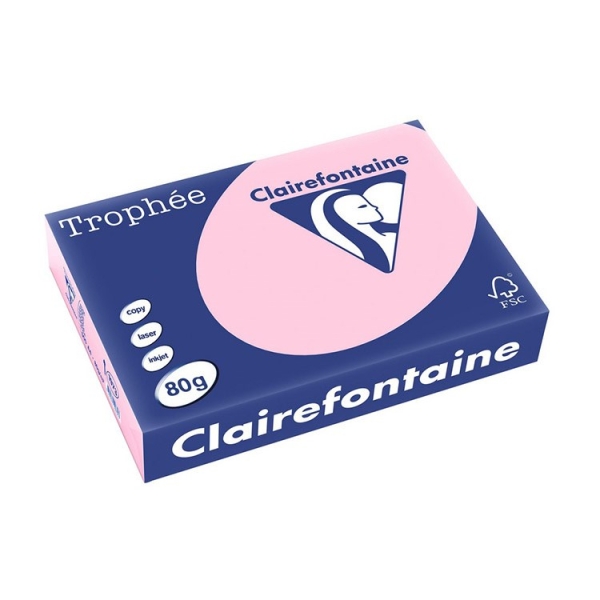 Kopiopaperi A4 80g pinkki/500 arkkia Trophee