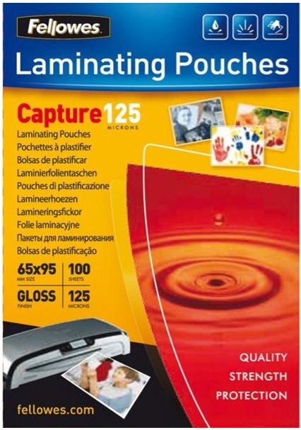 LAMINOINTITASKUT 64x95MM/100 KPL 125 mic KIRKAS