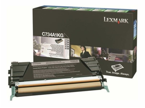 Lexmark C734/C736/X734 musta