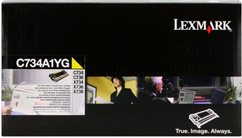 Lexmark C734/C736/X734 keltainen