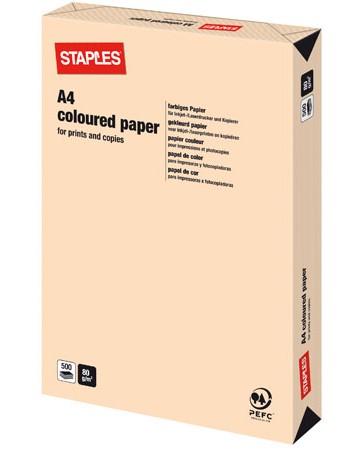 Kopiopaperi A4/80 G 500 arkkia vanilja