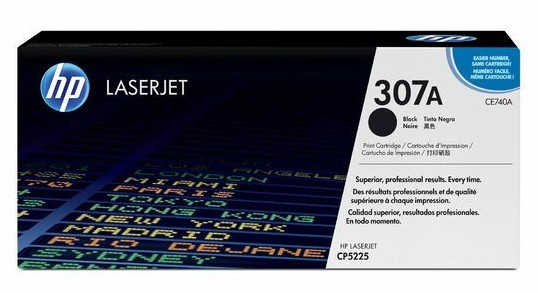 Värilaserkasetti HP CLJ 307A CP5225 musta