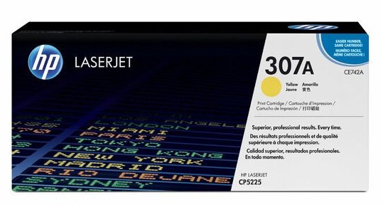 Värilaserkasetti HP CLJ 307A CP5225 keltainen