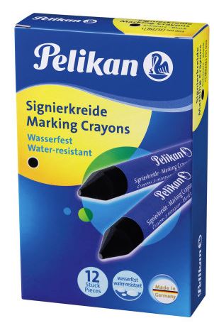 MERKINTÄLIITU 12KPL/PAK MUSTA KARKEILLE PINNOILLE