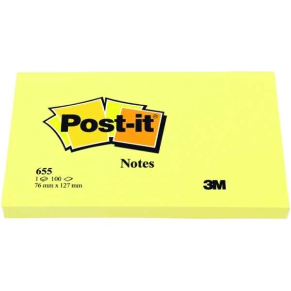 VIESTILAPPU 76X127 MM KELTAINEN POST-IT ( T655 )