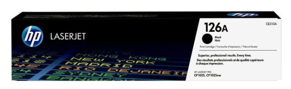 Hp Laserkasetti CE310A 126A Musta