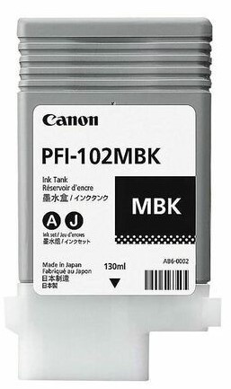 Canon PFI-102MBK mattamusta mustepatruuna