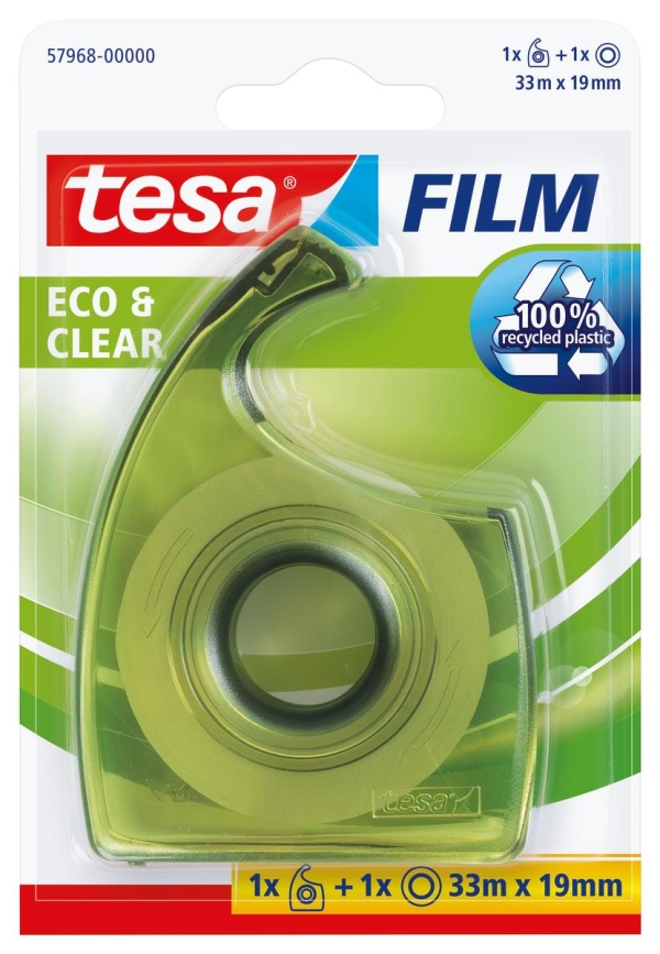 TEIPPI 19MM X 33M KATKOJALLA ECOLOGO UUDELLEENTÄYTETTÄVÄ TESA
