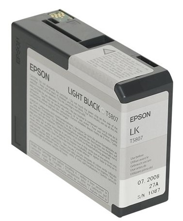 Epson St Pro 3800/3880 vaalea musta 80ml