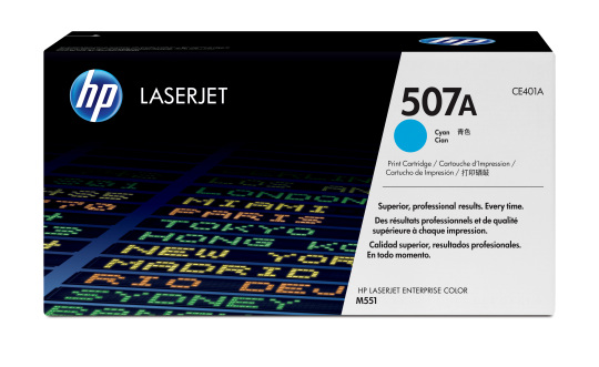 HP CLJ M551dn/n/xh cyan värikasetti 507A