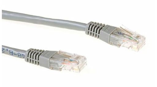 Verkkokaapeli 5m beige Cat6, UTP, RJ-45 Addon