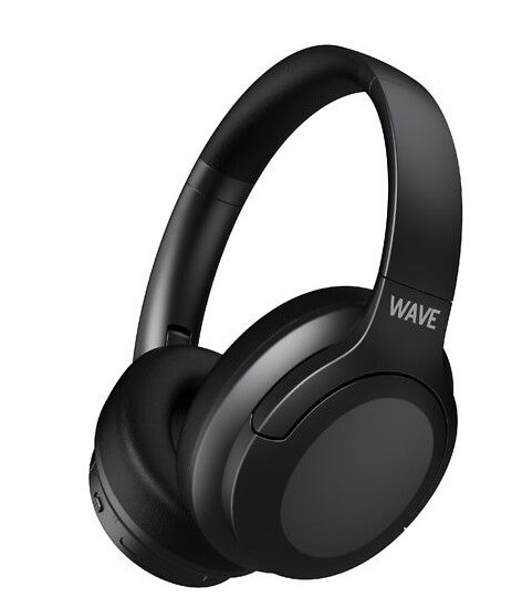 Kuulokkeet langattomat Wave 5.3 musta (vastamelu kuulokkeet)
