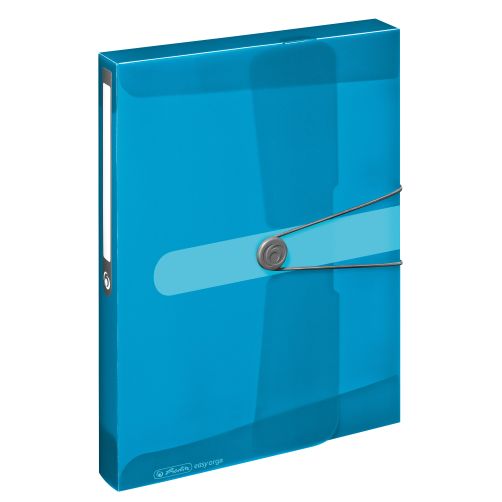SÄILYTYSKOTELO A4 PP EASY ORGA 4 CM SININEN (GE)