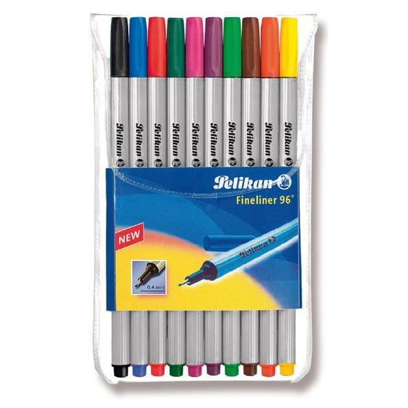 KUITUKÄRKIKYNÄ 0,4 MM 10 KPL VÄRILAJITELMA PELIKAN