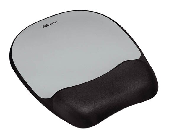 Hiirimatto rannetuella Fellowes Memory Foam hopea