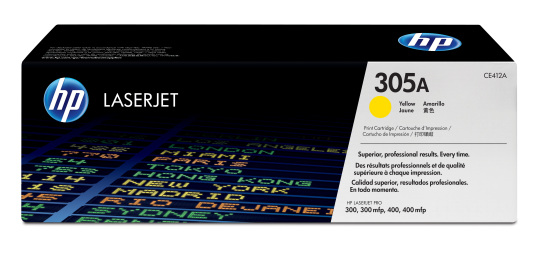 HP CLJ Pro M375nw/475dn kelt. värikasetti 305A