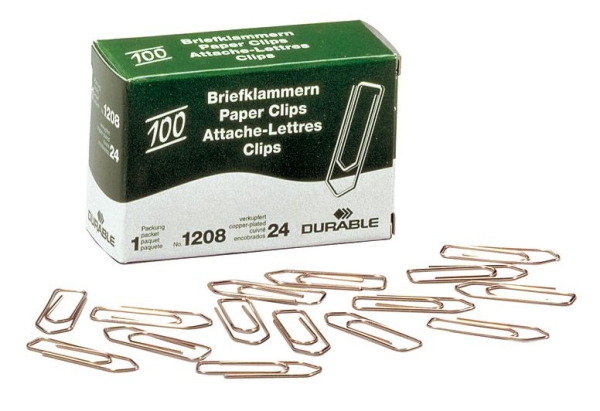 PAPERILIITIN 32 MM 100 KPL KUPAROITU DURABLE