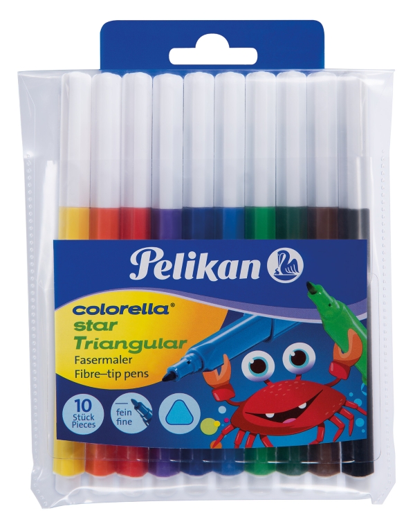 HUOPAKYNÄT 10 KPL COLORELLA-STAR KOLMIKULMA PELIKAN