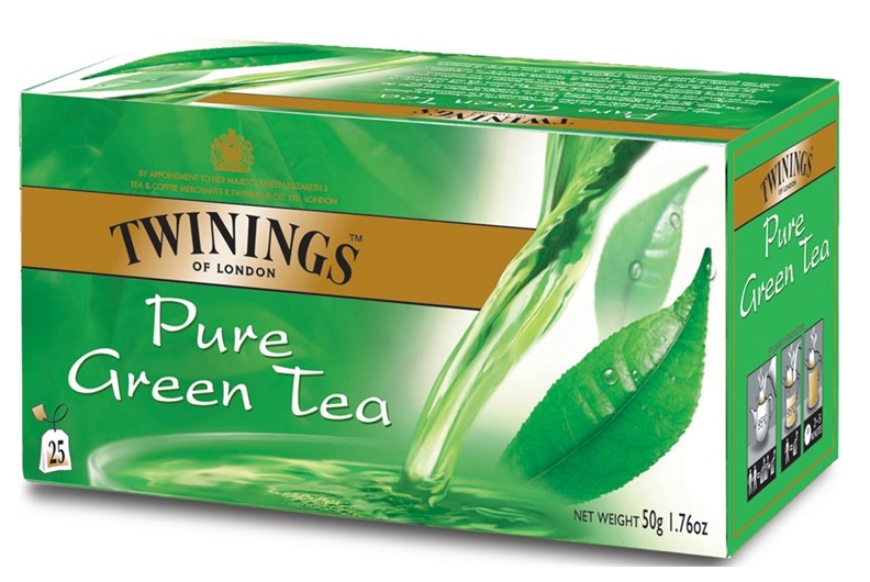 Tee Twinings Pure Green pussi/25 kpl ltk