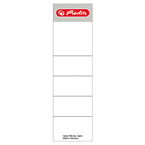 MAPPIETIKETTI KARTONKI 10 KPL 54X190MM HERLITZ (8CM)